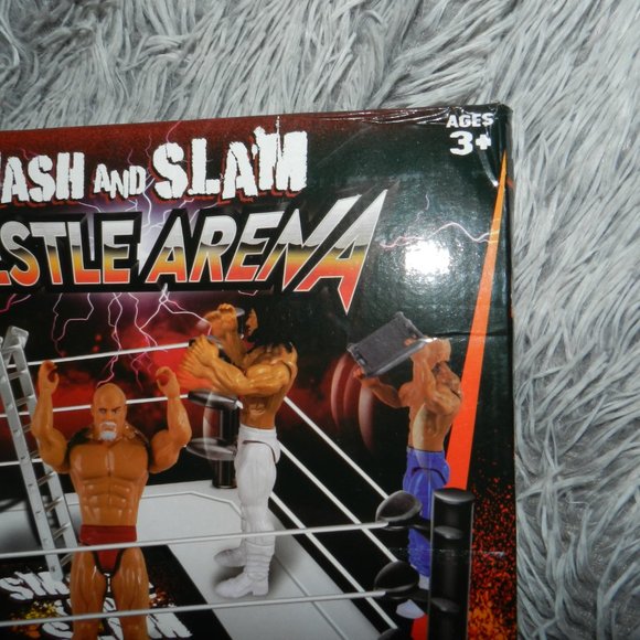 Smash and Slam Wrestlers + Arena 12Pc Tag team Playset Sealed 🆕NWT⌚SHIPS FAST💥 - Picture 11 of 16